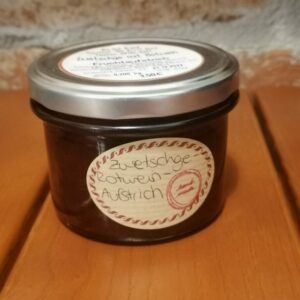 Fruchtaufstrich Zwetschge mit Rotwein