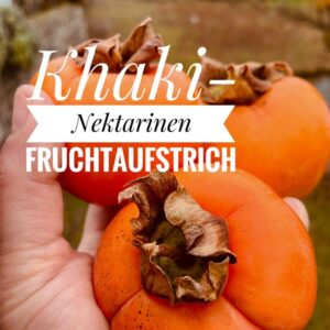 Fruchtaufstrich Khaki-Nektarine