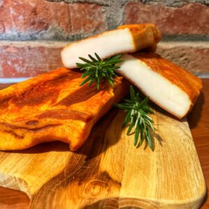 Bio-Speck geräuchert mit Chilli